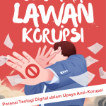 Poster Bersama Lawan Korupsi Ilustratif Merah dan Putih