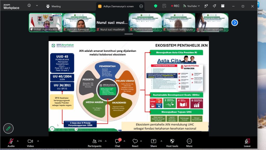 Dirut BPJS Kesehatan Jadi Keynote Speaker Workshop Nasional UNJANI tentang Transformasi Sistem Kesehatan dan Kebijakan Rumah Sakit di Era JKN 11 WhatsApp Image 2026 07 18 at 13.33.01 1